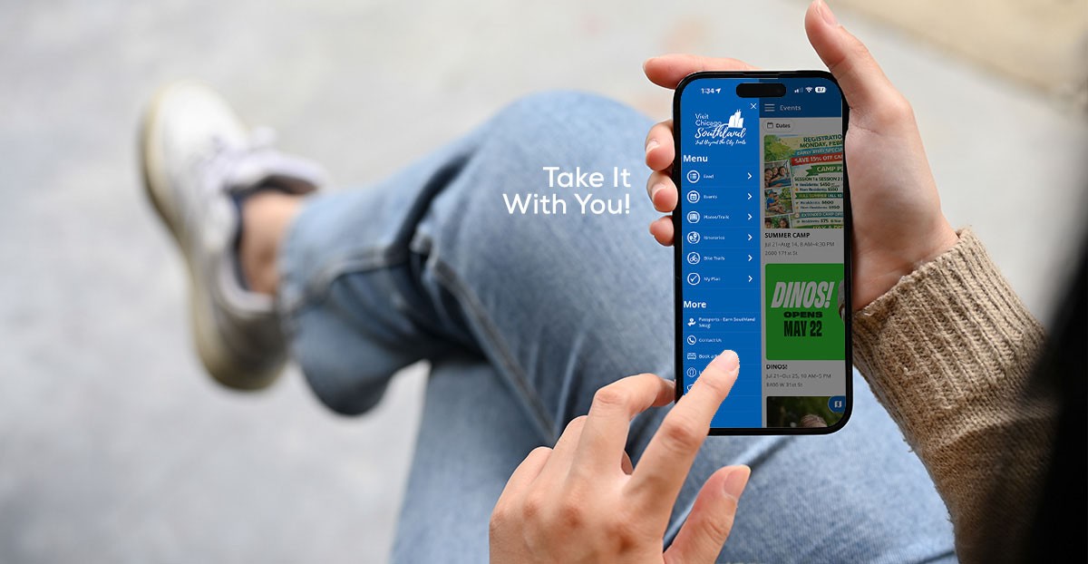 shows route on cell phone
